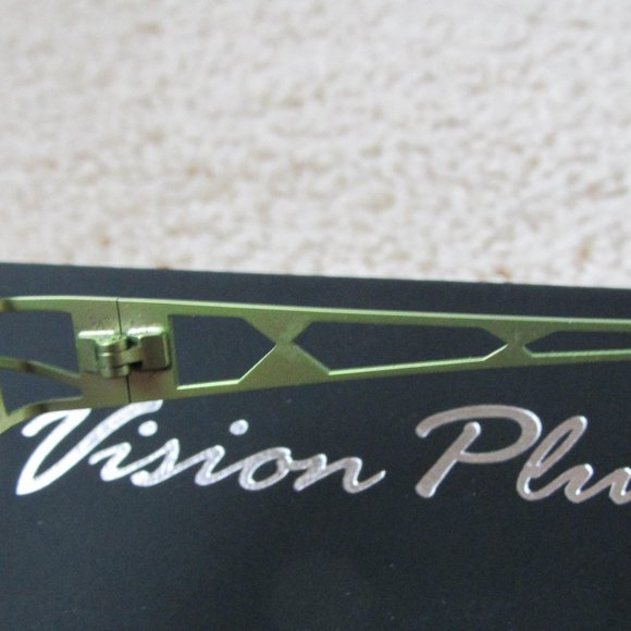 Like New German-Made Half-Rim Women's Eyeglasses Frame (Free 1 Case) - Picture 5 of 10